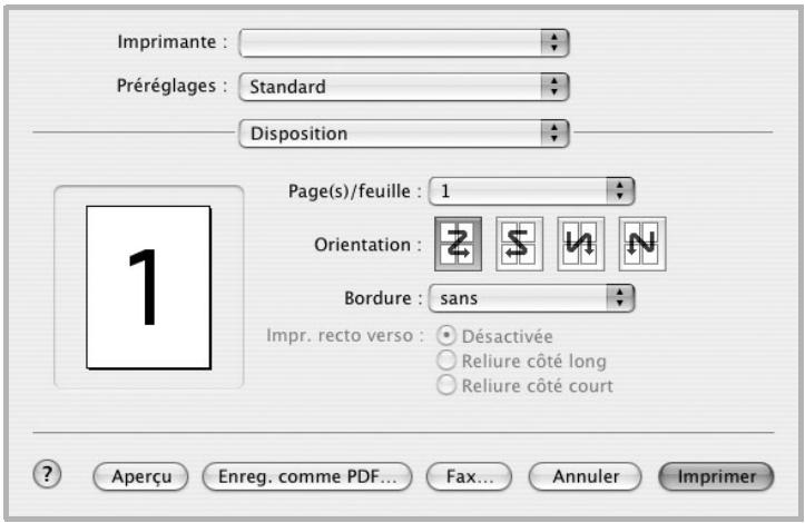 SAMSUNG SCX-4200 - Paramètres de mise en page - 1