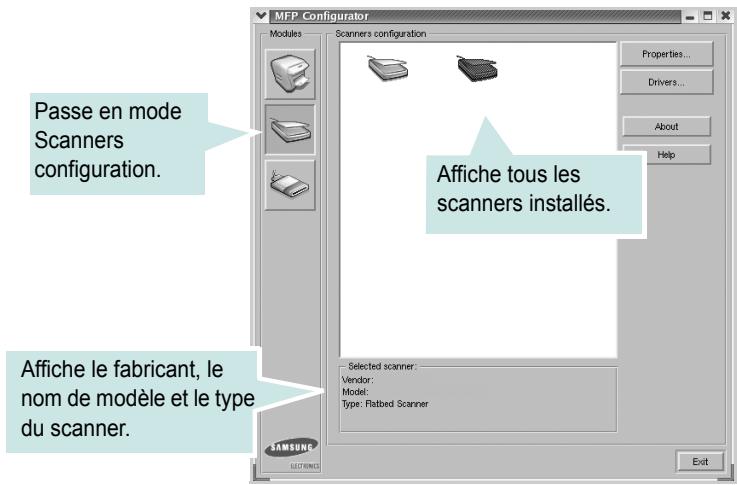 SAMSUNG SCX-4200 - Fenêtre Scanners configuration - 1