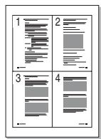 SAMSUNG SCX-4200 - Impression de plusieurs pages sur une feuille (pages multiples) - 1
