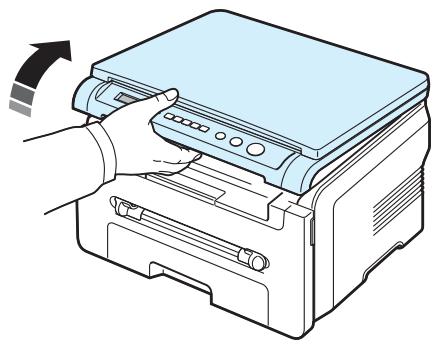 SAMSUNG SCX-4200 - Utilisation du plateau de sortie - 1