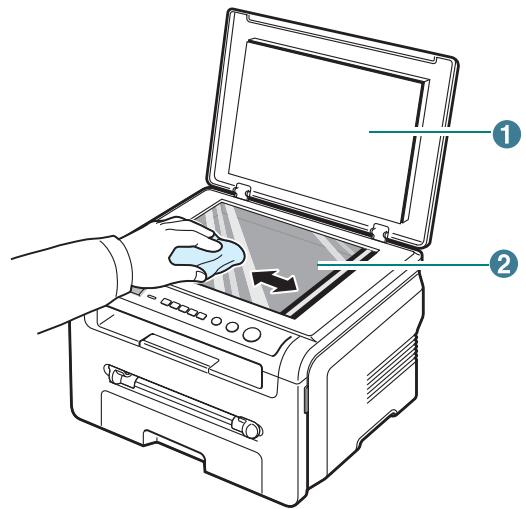 SAMSUNG SCX-4200 - Nettoyage du module de numérisation - 1