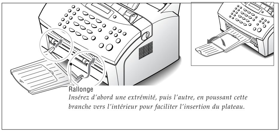 SAMSUNG SF-515 - Plateau de réception des documents - 1