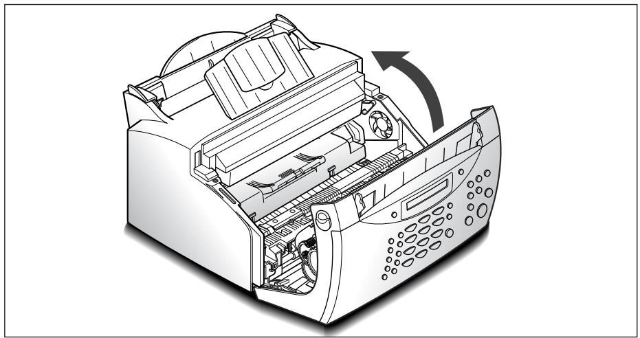 SAMSUNG SF-515 - Installation de la cartouche d'encre - 6