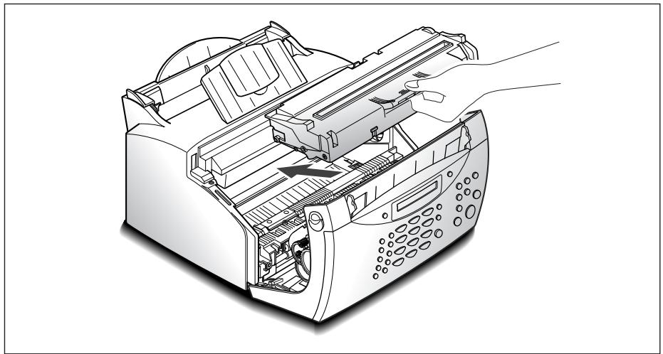 SAMSUNG SF-515 - Installation de la cartouche d'encre - 5