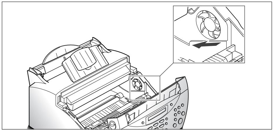 SAMSUNG SF-515 - Installation de la cartouche d'encre - 4