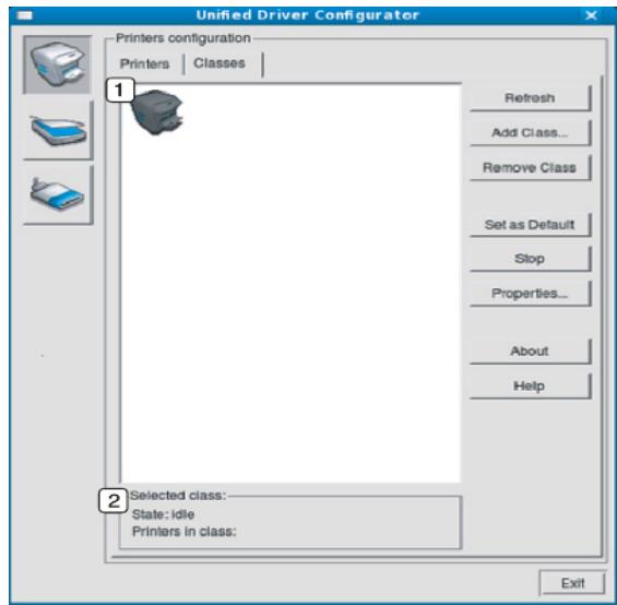 SAMSUNG SCX-4623FW - Onglet Classes - 1