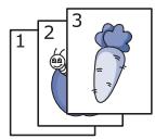 SAMSUNG SCX-4623FW - Choix de la forme de sortie de la copie - 1