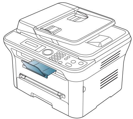 SAMSUNG SCX-4623FW - Utilisation du support de sortie papier - 2