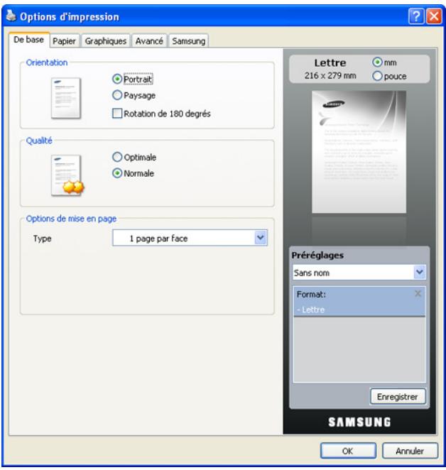 SAMSUNG SCX-4623FW - Ouverture des préférences d'impression - 1