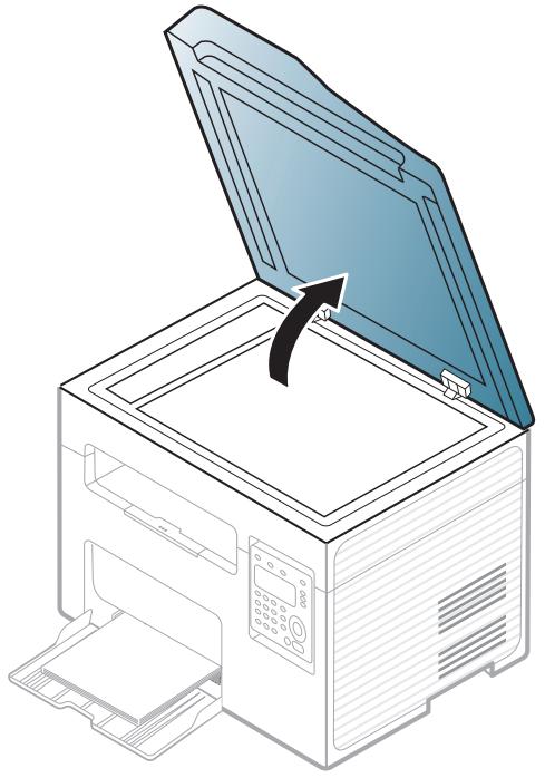 SAMSUNG SCX-3405W - Auf das Vorlagenglas - 1