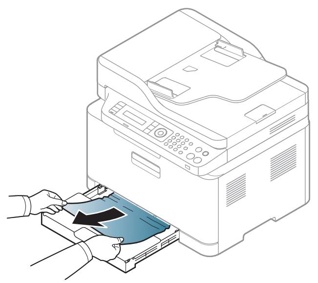 SAMSUNG CLX-3305W, CLX 3305W - Beseitigen von Papierstaus - 2