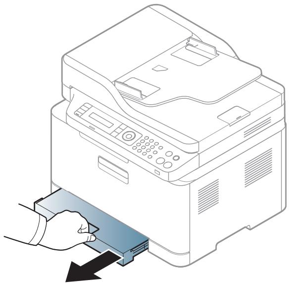 SAMSUNG CLX-3305W, CLX 3305W - Einlagen von Papier in das Papierfach - 2