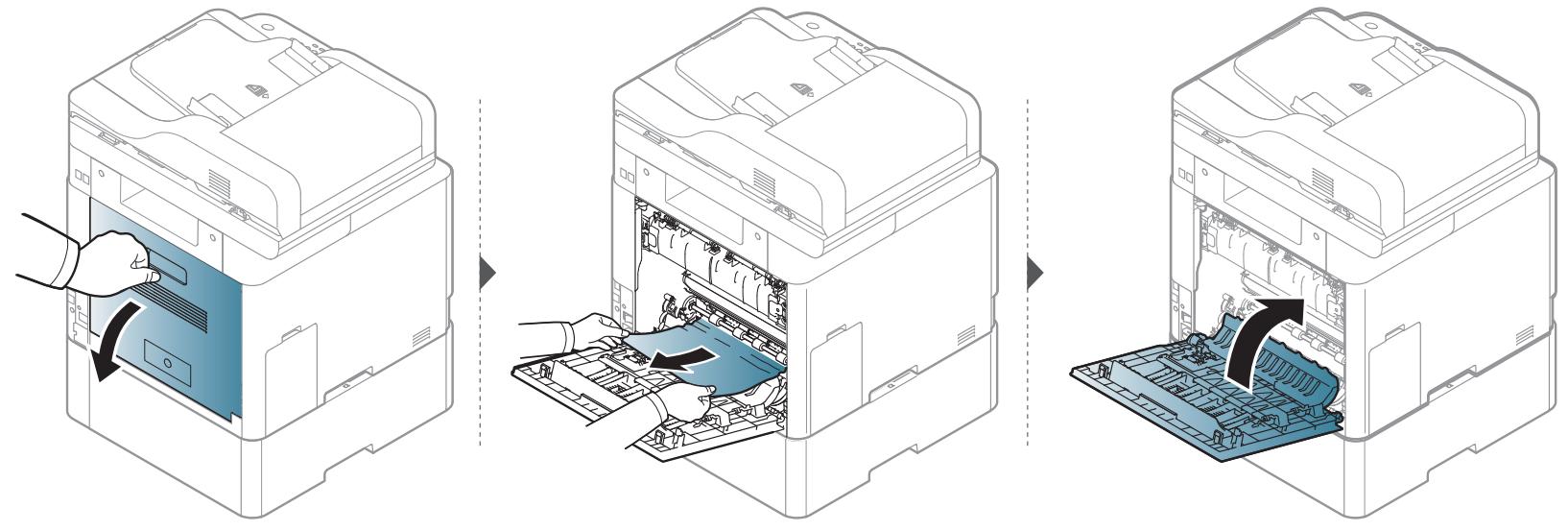 SAMSUNG CLX-4195N - Beseitigen von Papierstaus - 1