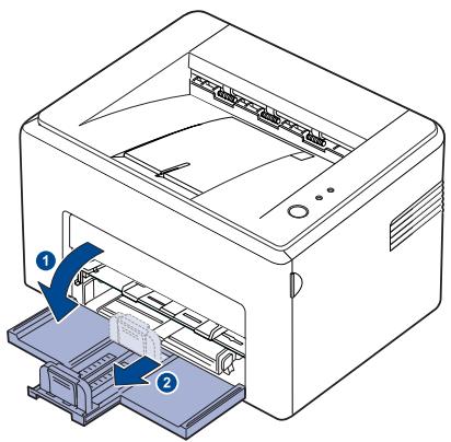 SAMSUNG ML-1640 - Chargement de papier dans le bac - 1