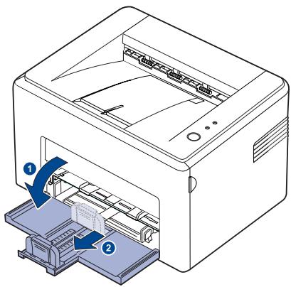 SAMSUNG ML-1640 - Alimentation manuelle du support d'impression - 1