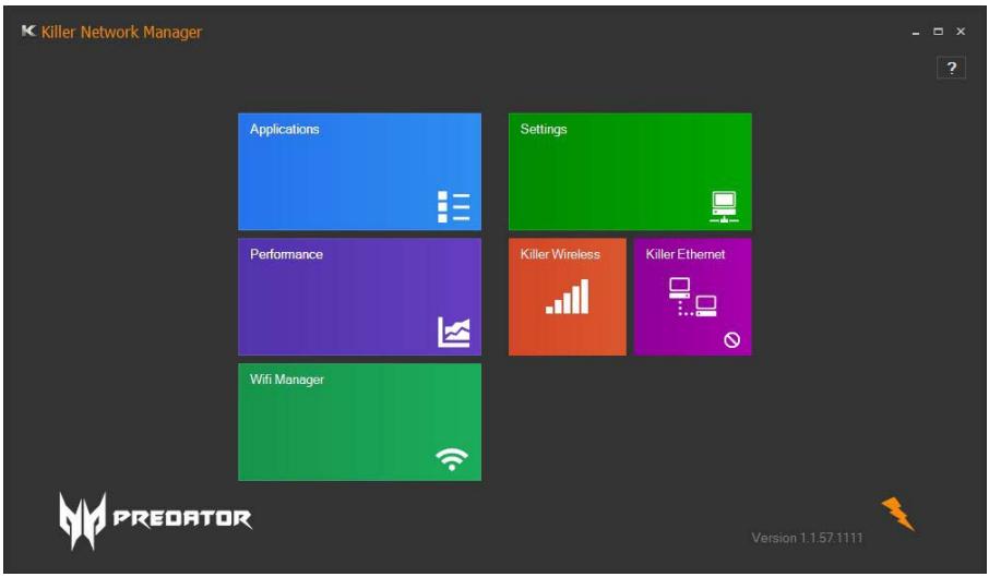 ACER PREDATOR - Fonctions de Killer network - 1
