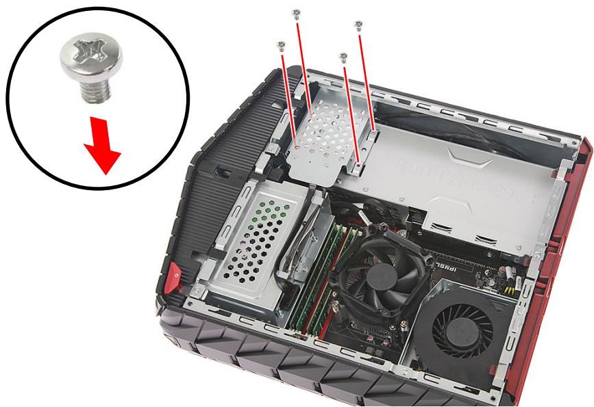 ACER PREDATOR - Installer le disque dur de 2,5 pouces - 6
