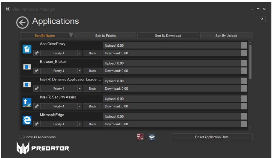 ACER PREDATOR - Fonctions de Killer network - 2