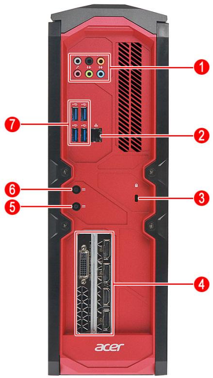 ACER PREDATOR - Vue arrière - 1
