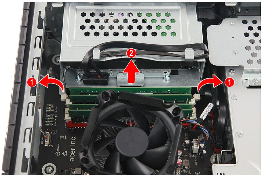 ACER PREDATOR - Retirer un module mémoire - 1