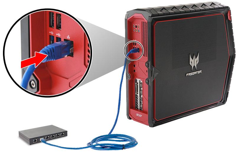 ACER PREDATOR - Se connecter à un réseau cable - 1