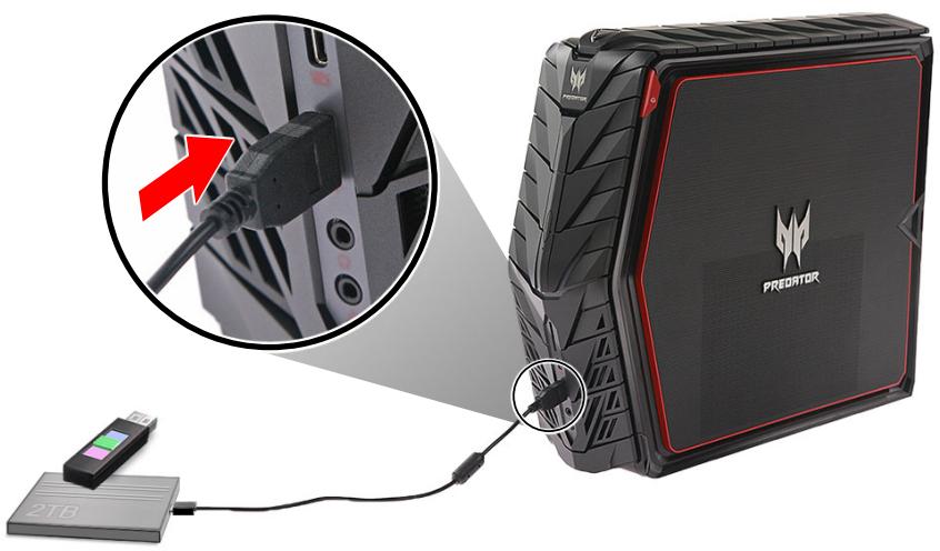 ACER PREDATOR - Connector un périphérique de stockage USB - 1