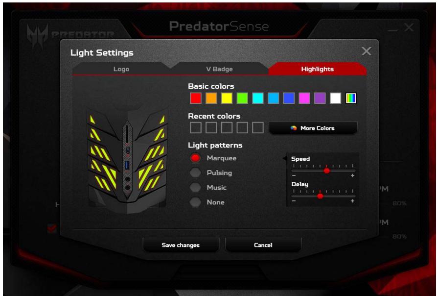ACER PREDATOR - [Highlights LED] (Diode accents) - 1