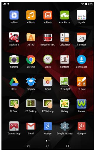 ACER PREDATOR 8 GT-810-14M4 - Le menu applications - 1