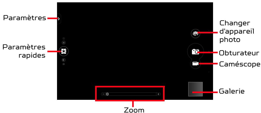 ACER PREDATOR 8 GT-810-14M4 - Icônes et indicateurs de l'appareil photo/du caméscope - 1