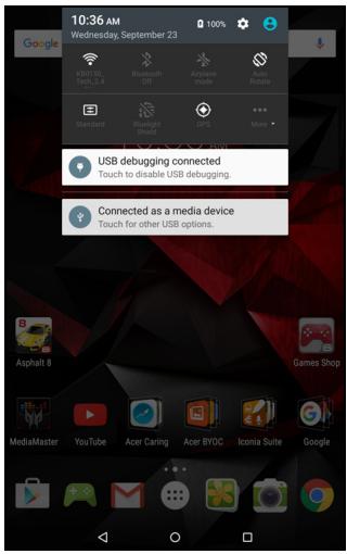 ACER PREDATOR 8 GT-810-14M4 - Zone de statut et de notification - 2