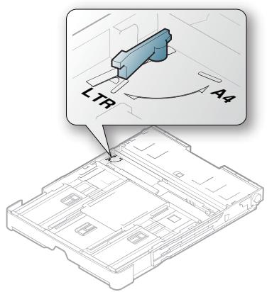 SAMSUNG CLP-325 - Modification du format du bac - 12