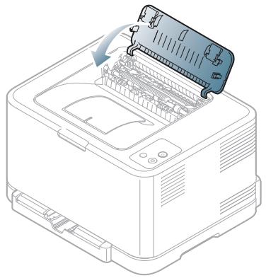 SAMSUNG CLP-325 - Dans la zone du bac de sortie - 10
