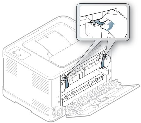 SAMSUNG CLP-325 - Dans la zone du bac de sortie - 7