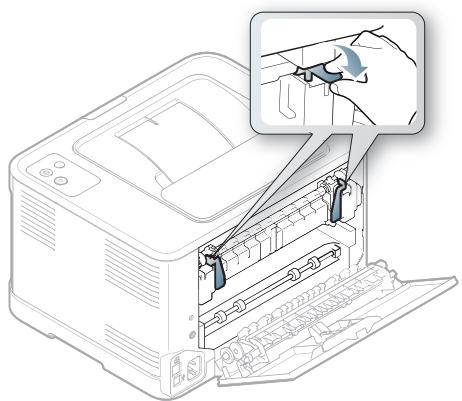 SAMSUNG CLP-325 - Dans la zone du bac de sortie - 11
