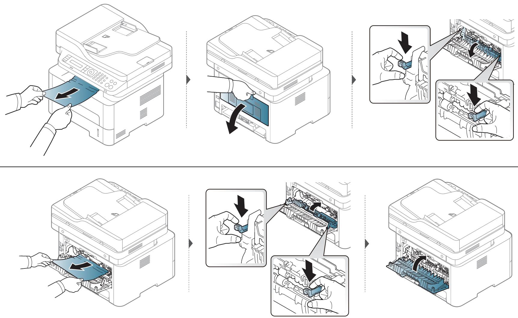 SAMSUNG SL-M2675FN - Résolution des bourrages papier - 1