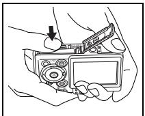 CANON DIGITAL IXUS 40 - Pour retirer la carte SD - 1