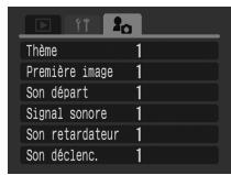 CANON DIGITAL IXUS 40 - Modification des paramètres Mon profil - 1