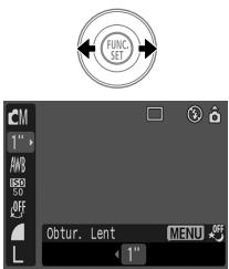 CANON DIGITAL IXUS 40 - Dans le menu FUNC., sélectionnez * puis appuyez sur la touche MENU. - 1