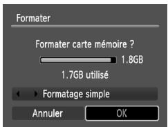 CANON IXUS 95 IS - Formatage des cartes mémoire - 3