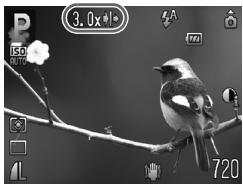 CANON IXUS 95 IS - Déplacez la commande de zoom vers [ ] - 1