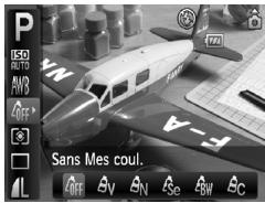 CANON IXUS 95 IS - Modification des tons d'une image (Mes couleurs) - 1