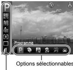 CANON IXUS 95 IS - Affichez le menu FUNC. - 1