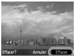 CANON IXUS 95 IS - Effacement d'images - 4