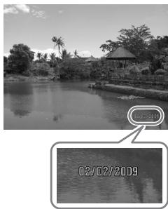 CANON IXUS 95 IS - Insertion de la date et de l'heure - 4