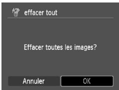CANON IXUS 95 IS - Sélectionnez [effacer tout]. - 1