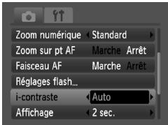 CANON IXUS 95 IS - Éclaircissement de sujets sombres (i-contraste) - 1
