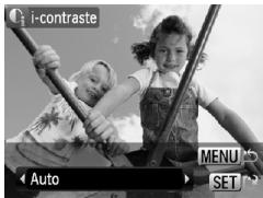 CANON IXUS 95 IS - Éclaircissement de sujets sombres (i-contraste) - 2