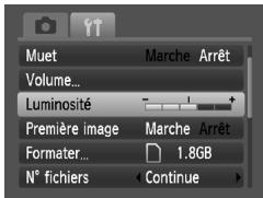 CANON IXUS 95 IS - Via la touche Menu - 1