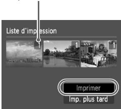 CANON IXUS 95 IS - Impression d'images ajoutées - 1