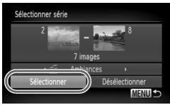 CANON POWERSHOT SX210 IS - Choisissez [Sélectionner série]. - 1